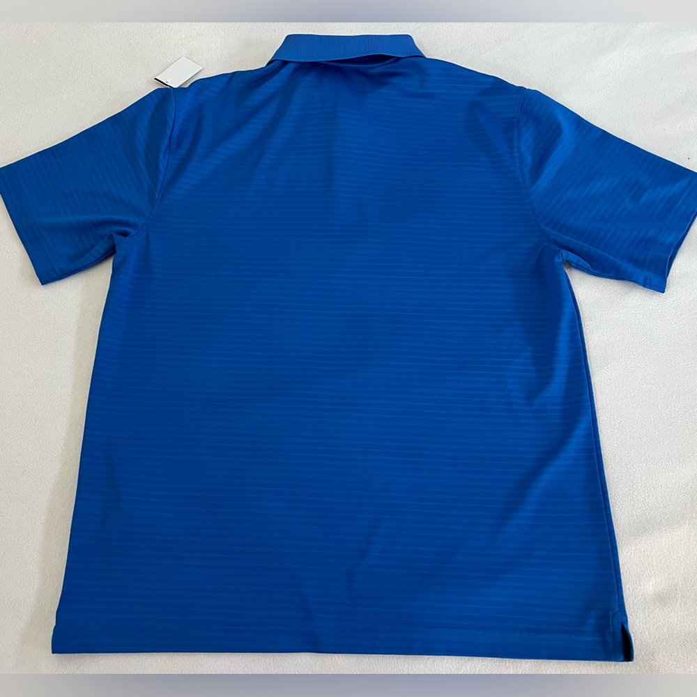 🔥UNDER ARMOUR MEN'S STRIPED POLO STYLE #1268401-406 SHORT SLEEVE BLUE LARGE - Picture 3 of 15
